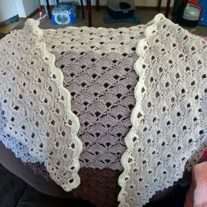 Women's crochet shawl